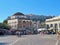 The famous Monastiraki square in Athens in Greece