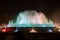The famous Montjuic Fountain in Barcelona