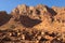 Famous Mount Sinai Mount Horeb, Gabal Musa. Winter morning view. Sacred christian place in Egypt