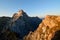 Famous Mt. Watzmann from the south side at sunset, Berchtesgaden national park, Bavaria