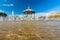 The famous music dome on the `Champ de Mars` of the city Valence