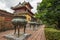 The famous nine urns caldrons of the Hue citadel, Vietnam