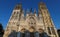 Famous Notre-Dame de Rouen cathedral at sunny day, Rouen, France