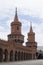 Famous Oberbaum Bridge in Berlin at day