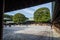 Famous old classic wooden shrine Meiji Shinto Temple in Shibuya Japan