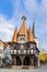 Famous old half timbered town hall in Michelstadt