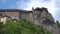 Famous Orava castle in rock, Slovakia. zoom in