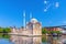 Famous Ortakoy Mosque near the Bosphorus Bridge, Istanbul, Turkey