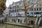 Famous Oudegracht canal in historic centre of Utrecht, the Netherlands