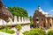 The famous park Guell in Barcelona, Spain