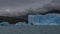 The famous Perito Moreno glacier. A wall of blue ice