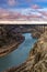 The famous Perrine bridge near Twin Falls Idaho with the Snake River