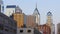 Famous philadelphia city sunset buildings top panoramam 4k pennsylvania usa