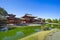 The famous Phoenix Hall or Hoodo Hall in Byodoin temple