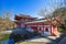 The famous Phoenix Hall or Hoodo Hall in Byodoin temple