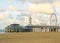 The famous pier jetty of Scheveningen beach the hague a popular touristic hot spot in the Netherlands