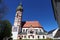 The famous pilgrimage church of Andechs monastery in Bavaria