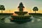 Famous Pineapple Fountain In Charleston,SC