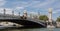 Famous Pont Bridge Alexandre III, Paris, France