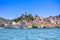 Famous Poros island, Peloponnese.