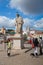 Famous Portas do Sol Belvedere with St. Vicente Statue