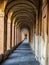 The famous portico of St. Luke in Bologna