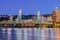 Famous Portland Bridge in the Evening