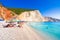 Famous Porto Katsiki beach in Lefkada island, Greece.