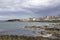 The famous Portstewart seafront and promenade in Portstewart in County Londonderry in Northern Ireland