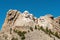 Famous presidents` busts at Mount Rushmore