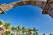 Famous Puerto Vallarta Arches Los arcos on the city sea promenade