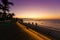Famous Puerto Vallarta sculptures on a scenic ocean boardwalk El Malecon , a popular tourist destination