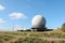 The famous Radar Dome on the Wasserkuppe Mountain