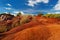 Famous red dirt of Waimea Canyon in Kauai