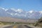 Famous road Ruta 7 and the Andean mountains