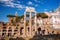 Famous Roman ruins in Rome, Capital city of Italy