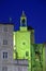 Famous Romanesque tower clock in Split