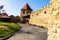 Famous Rupea fortress in Transylvania, Romania. Rupea Citadel (Cetatea Rupea