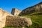 Famous Rupea fortress in Transylvania, Romania. Rupea Citadel (Cetatea Rupea