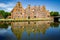 Famous Salzspeicher brick houses in Luebeck, Schleswig-Holstein, Germany