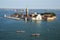 Famous San Giorgio Maggiore island and church near San Marco, Venice