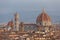 Famous Santa Maria del Fiore cathedrall, Duomo by Brunelleschi