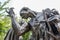 Famous sculpture of Auguste Rodin`s The Burghers of Calais