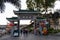 Famous seafood street along coast, Sai kung village, Hong Kong