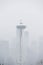 Famous Seattle and Space Needle engulfed in wildfire smoke