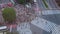 Famous Shibuya Crossing in Tokyo - aerial view - TOKYO, JAPAN - JUNE 12, 2018