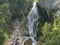 Famous silberkarklamm gorge with klettersteig in austria