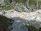 Famous silberkarklamm gorge with klettersteig in austria