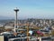 Famous Space needle building in Seattle, Washington