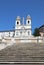 Famous Stairway of Rome in Italy called Spanish Steps without pe